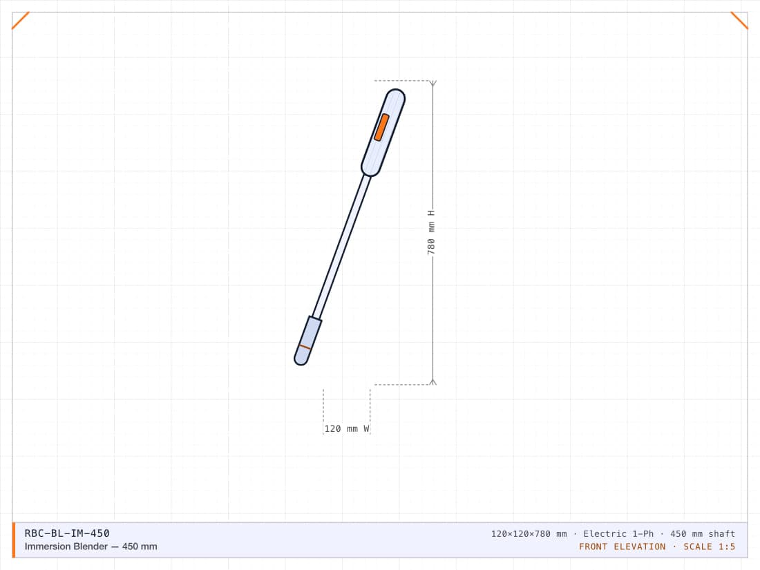 Immersion Blender — 450 mm