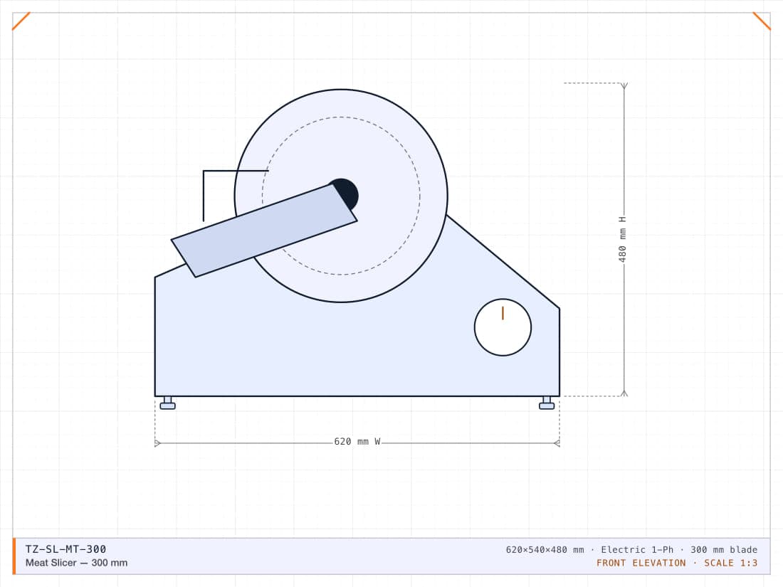 Meat Slicer — 300 mm