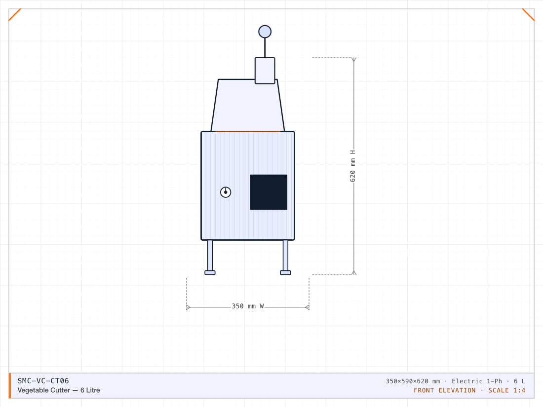 Vegetable Cutter — 6 Litre — view 1