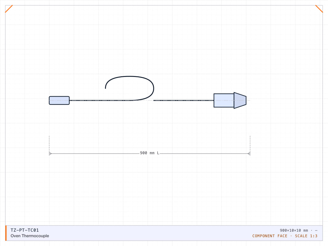 Oven Thermocouple — view 1